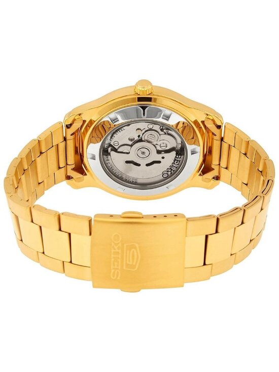 NWT Seiko 5 Automatic Champagne Dial Men\'s Watch K1S